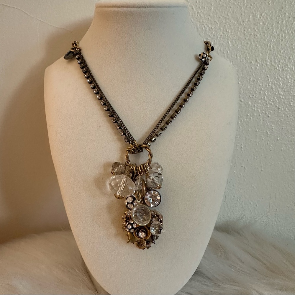 Betsey Johnson Gold and Silver Statement Necklace